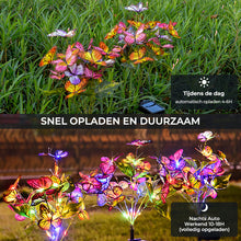Afbeelding in Gallery-weergave laden, Zonne-vlinder tuinverlichting
