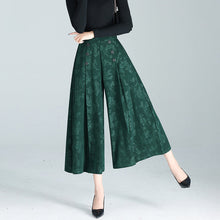 Afbeelding in Gallery-weergave laden, Broek met wijde pijpen en hoge taille
