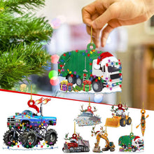 Afbeelding in Gallery-weergave laden, Auto-Boot-Kerstijzer Ornament
