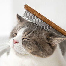 Afbeelding in Gallery-weergave laden, Pet Knot Comb met houten handvat
