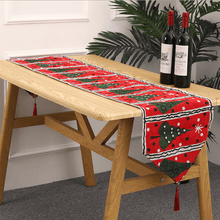 Afbeelding in Gallery-weergave laden, Kerstmis Handgemaakt Tafelkleed Decoratie
