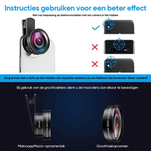Afbeelding in Gallery-weergave laden, Twee-in-één telefoon externe lensset
