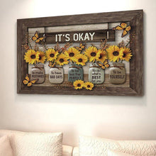 Afbeelding in Gallery-weergave laden, Vlinder zonnebloemen kunst aan de muur
