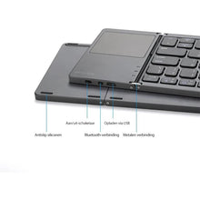 Afbeelding in Gallery-weergave laden, Finebay™Draadloos Bluetooth opvouwbaar toetsenbord
