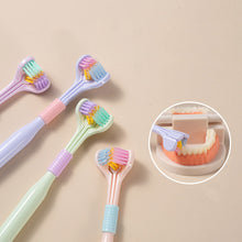 Afbeelding in Gallery-weergave laden, V-shaped Three-sided Toothbrush
