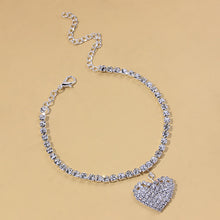Afbeelding in Gallery-weergave laden, Mode Hart Strass Enkelbanden
