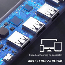Afbeelding in Gallery-weergave laden, USB-hub met meerdere poorten en hoge snelheid
