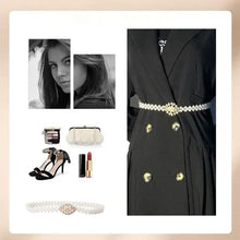 Afbeelding in Gallery-weergave laden, Elegante parel elastische taille ketting
