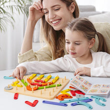 Afbeelding in Gallery-weergave laden, Montessori Pegboard-puzzel
