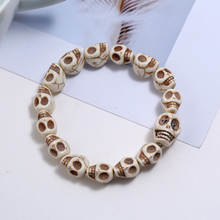 Afbeelding in Gallery-weergave laden, 🎃HALLOWEEN🎃Schedel Stijl Strand Armband
