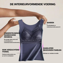 Afbeelding in Gallery-weergave laden, 2-in-1 ingebouwde beha thermisch ondergoed
