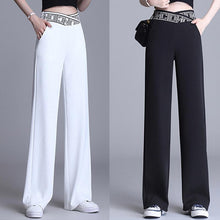 Afbeelding in Gallery-weergave laden, Pantalon met elastische tailleband
