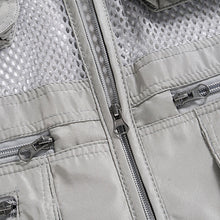 Afbeelding in Gallery-weergave laden, Zomers outdoor multi-pocket mesh vest
