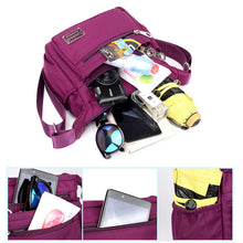 Afbeelding in Gallery-weergave laden, Meerlaagse nylon crossbody tas voor dames
