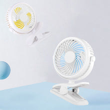 Afbeelding in Gallery-weergave laden, Draagbare stille clipventilator met 360 ° rotatie
