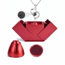 Afbeelding in Gallery-weergave laden, Hartketting met liefdesprojectie (I Love You in 100 talen)
