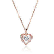 Afbeelding in Gallery-weergave laden, Glittrande Zirconia Heart Halsband
