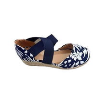 Afbeelding in Gallery-weergave laden, Sandalen met sleehak van hennep touw
