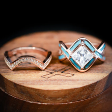 Afbeelding in Gallery-weergave laden, Turquoise Ocean Wave Ring
