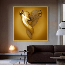 Afbeelding in Gallery-weergave laden, Liefde Hart Kunst Muurschildering
