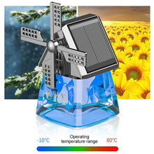 Afbeelding in Gallery-weergave laden, Windmill Solar Energy Rotating Aromatherapy Car Air Freshener
