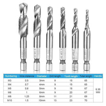Afbeelding in Gallery-weergave laden, Domom® metrische tapboren 6st (M3 - M10)
