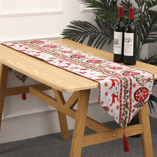 Afbeelding in Gallery-weergave laden, Kerstmis Handgemaakt Tafelkleed Decoratie
