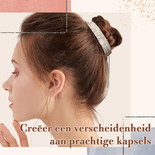 Afbeelding in Gallery-weergave laden, Elegante Hoofdtooi Met Strass Pom Pom
