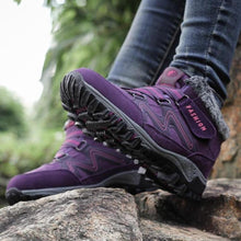 Afbeelding in Gallery-weergave laden, Paar Winter Warm Bontvoering Sneeuwschoenen
