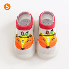 Afbeelding in Gallery-weergave laden, Antislip babyslofjes met dierenpatroon
