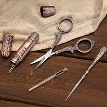 Afbeelding in Gallery-weergave laden, Europese antieke vintage naai dozen set
