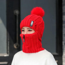 Afbeelding in Gallery-weergave laden, Winter Siamese Windvaste Muts
