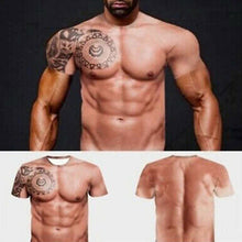 Afbeelding in Gallery-weergave laden, T-shirt met spiertattoo
