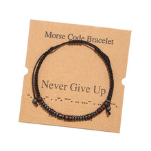 Afbeelding in Gallery-weergave laden, Morse code paar armband
