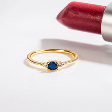 Afbeelding in Gallery-weergave laden, Art Deco Geboortesteen Ring
