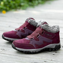 Afbeelding in Gallery-weergave laden, Paar Winter Warm Bontvoering Sneeuwschoenen

