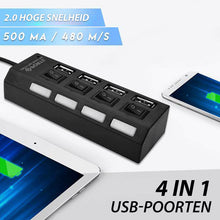 Afbeelding in Gallery-weergave laden, USB-hub met meerdere poorten en hoge snelheid
