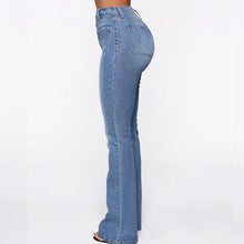 Afbeelding in Gallery-weergave laden, Flare-jeans met hoge taille

