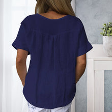 Afbeelding in Gallery-weergave laden, Casual katoenen overhemd voor dames in pure kleuren

