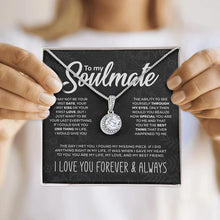 Afbeelding in Gallery-weergave laden, To My Soulmate sprankelende ronde ketting gemaakt

