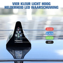 Afbeelding in Gallery-weergave laden, Shark Fin Solar Waarschuwingslampje voor in de auto
