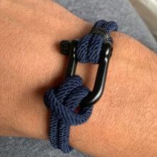 Afbeelding in Gallery-weergave laden, U-vormige gesp nylon gevlochten armband
