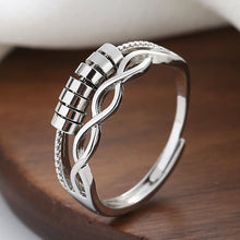 Afbeelding in Gallery-weergave laden, Verdrijf je angst Infinity Fidget Ring
