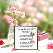 Afbeelding in Gallery-weergave laden, Beschermengel sleutelhanger - beste vriend cadeau
