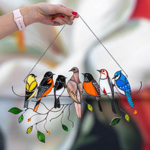 Afbeelding in Gallery-weergave laden, Vogels Glas-in-loodramen 🎁🎄kerstcadeau🐦
