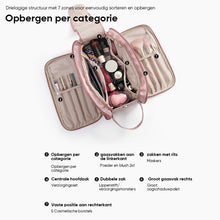 Afbeelding in Gallery-weergave laden, Cosmetische reistas met grote capaciteit
