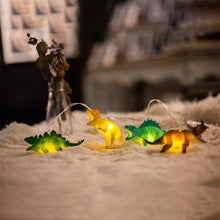 Afbeelding in Gallery-weergave laden, LED Emaille Dinosaurus Kinderkamer Decoratieve Lichtsnaar
