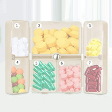 Afbeelding in Gallery-weergave laden, Draagbare magnetische pillendoos met 7 compartimenten

