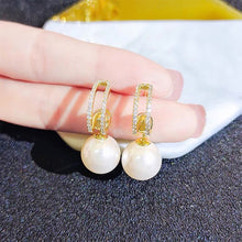 Afbeelding in Gallery-weergave laden, Elegante parel oorbellen
