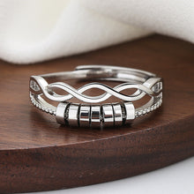 Afbeelding in Gallery-weergave laden, Verdrijf je angst Infinity Fidget Ring
